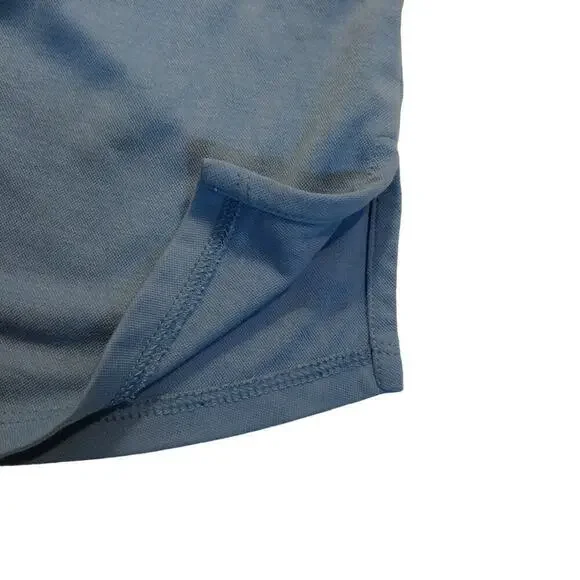 J. Jill Button Up Tunic Top Womens Size Medium Blue Preppy Casual Career - Picture 8 of 15